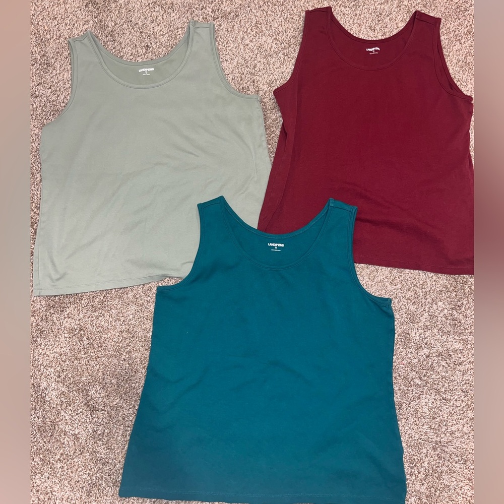 Lands End women’s cotton tank top